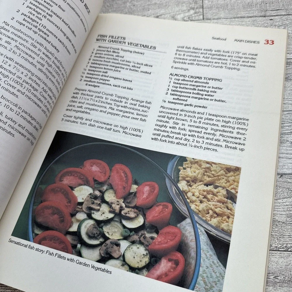 Betty Crocker Microwave Cooking Cookbook 1986 Vintage Recipes Cook Book‎
